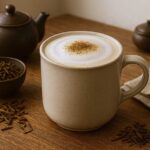 hojicha latte